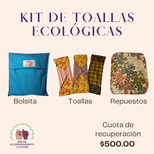 Kit toallas ecologicas 